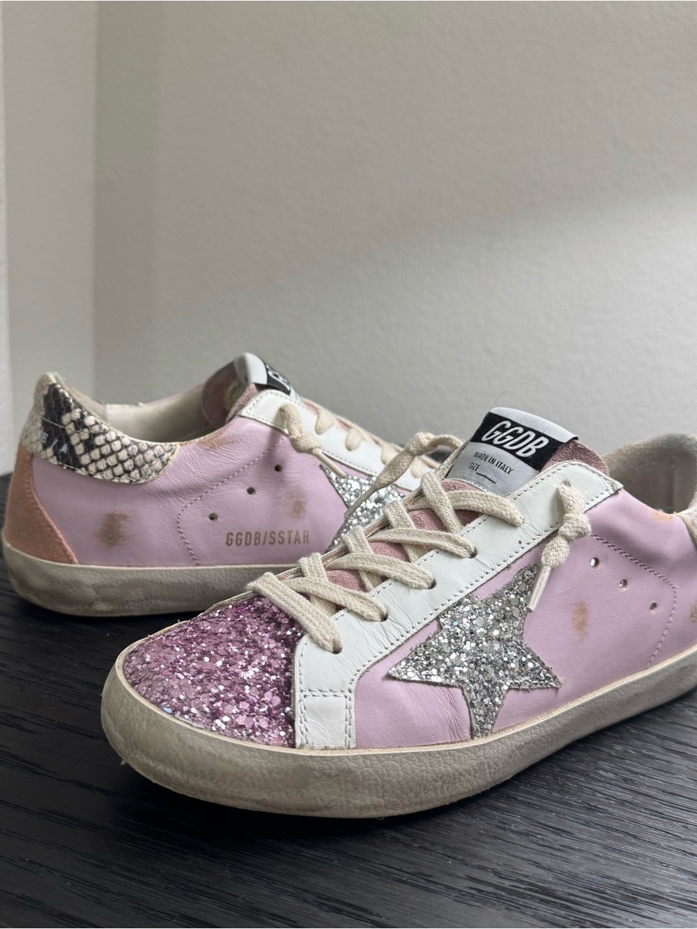Golden Goose Superstar Sneakers Glitter Multi Pink 36. New without box/dustbag. - Picture 4 of 8